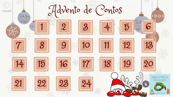 Calendario de adviento casino