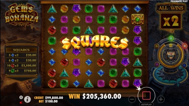 Gems bonanza demo