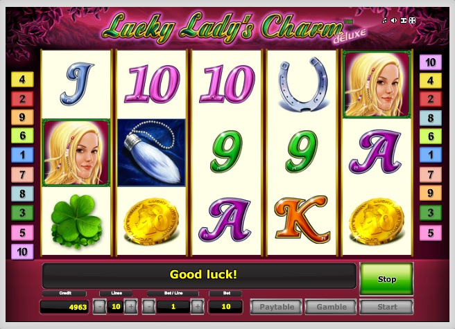 Lucky lady's charm