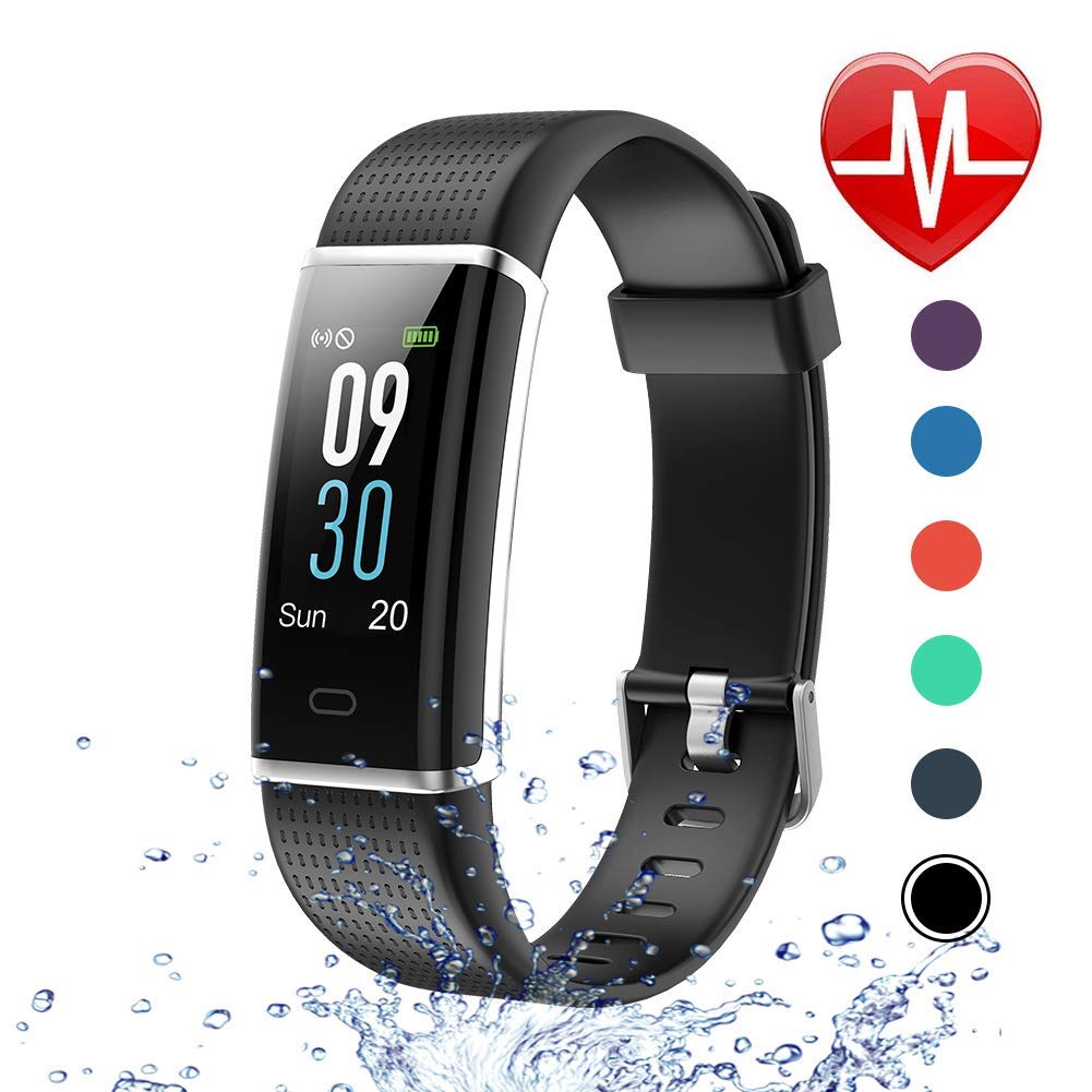 Letsfit Fitness Tracker, Heart Rate Monitor & Pedometer